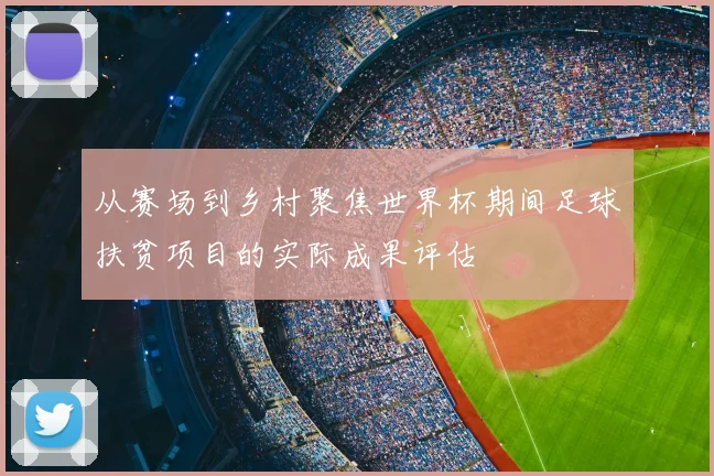 从赛场到乡村聚焦世界杯期间足球扶贫项目的实际成果评估